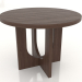 3d model Mesa de comedor REDONDA Ø 1000 mm (nogal oscuro) - vista previa