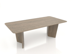 Журнальний столик, обробка шпон дуба W (119x59.5x40 см)