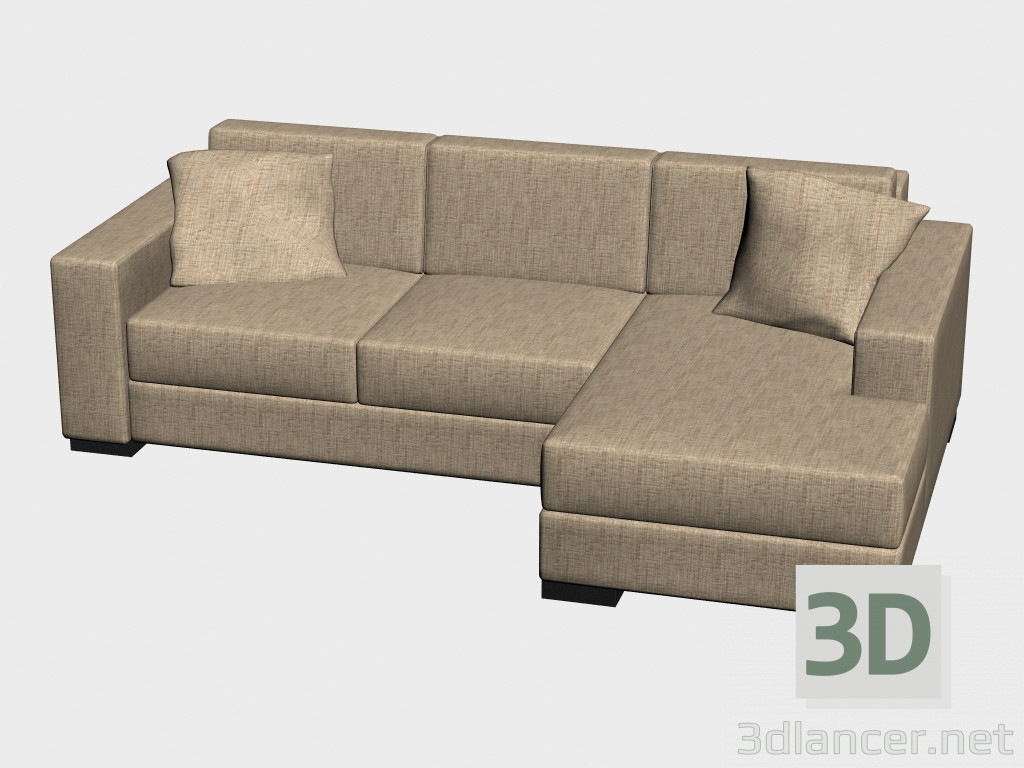 3d model Brabus Corner sofa bed - preview