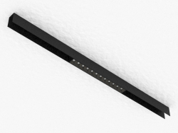 चुंबकीय busbar के लिए एलईडी दीपक (DL18781_12M काला)