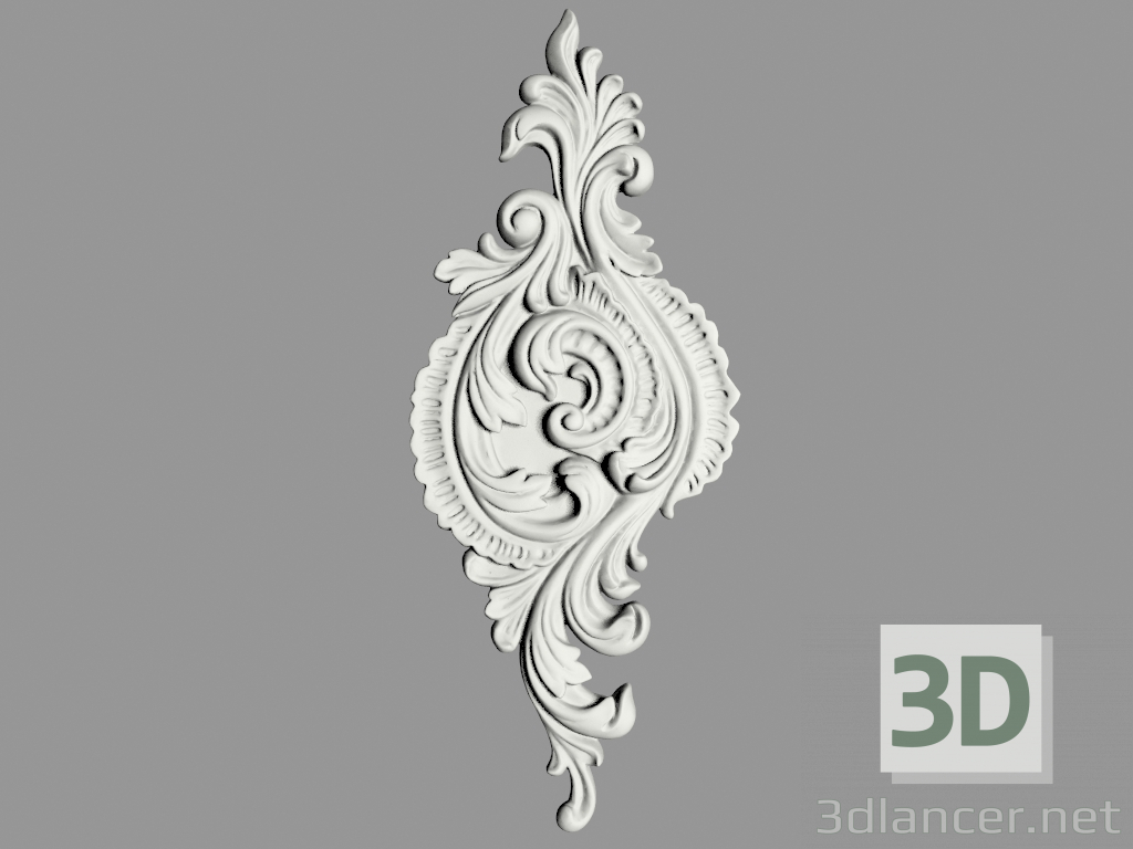 3D modeli Duvar dekoru (Ф144) - önizleme