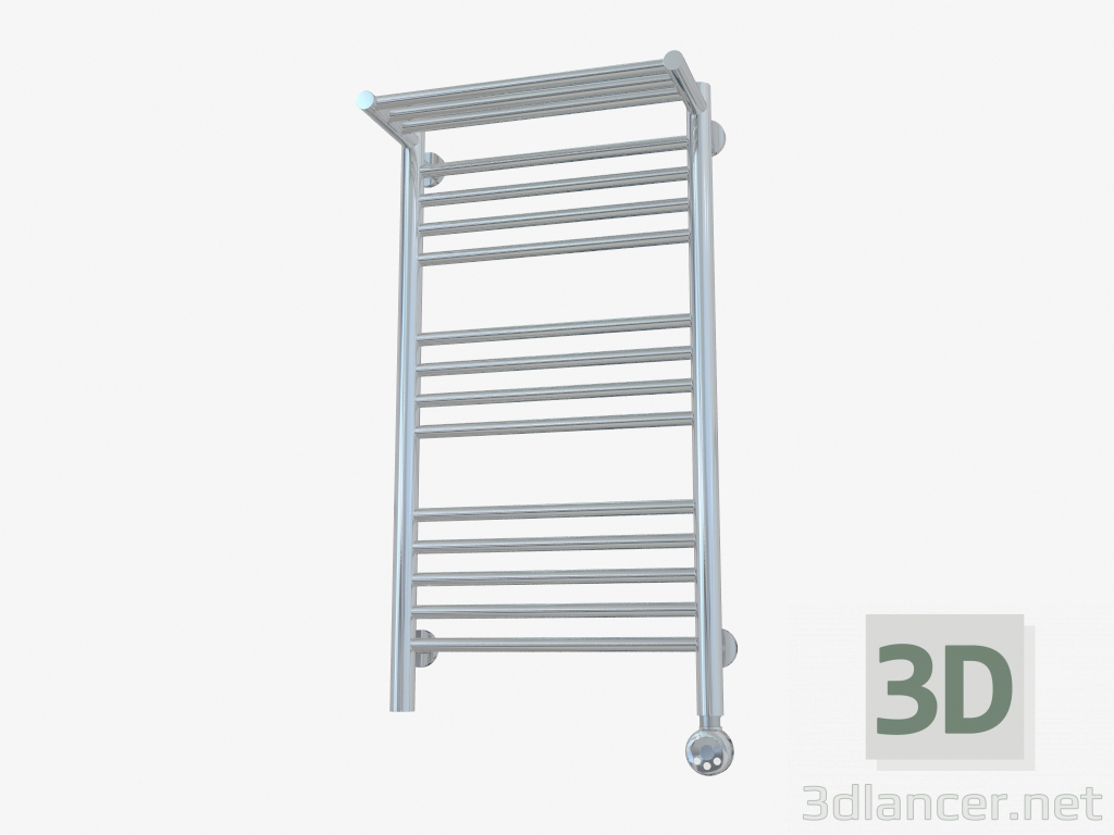 3d model Bohemia radiator with shelf (800x400) - preview