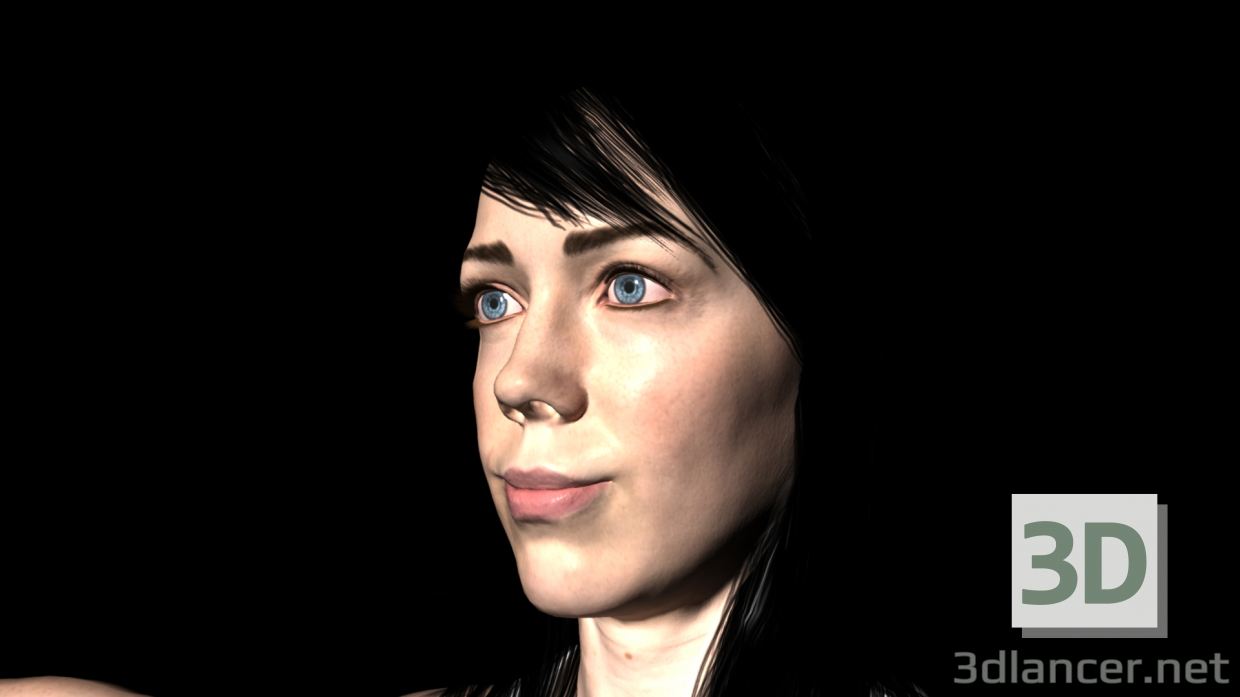 3d Liza model buy - render 3d Liza model buy - render
