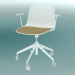 modèle 3D Chaise avec roulettes SEELA (S341 avec garniture en bois, sans rembourrage) - preview