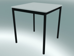 Tavolo quadrato Base 70X70 cm (Bianco, Nero)
