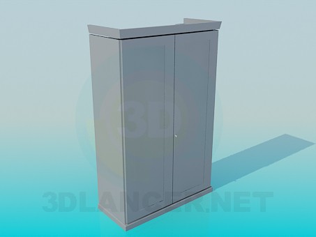 3D Modell Garderobe - Vorschau
