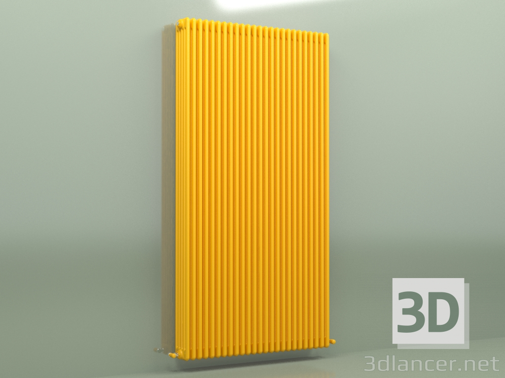 modèle 3D Radiateur TESI 5 (H 2200 25EL, jaune melon - RAL 1028) - preview