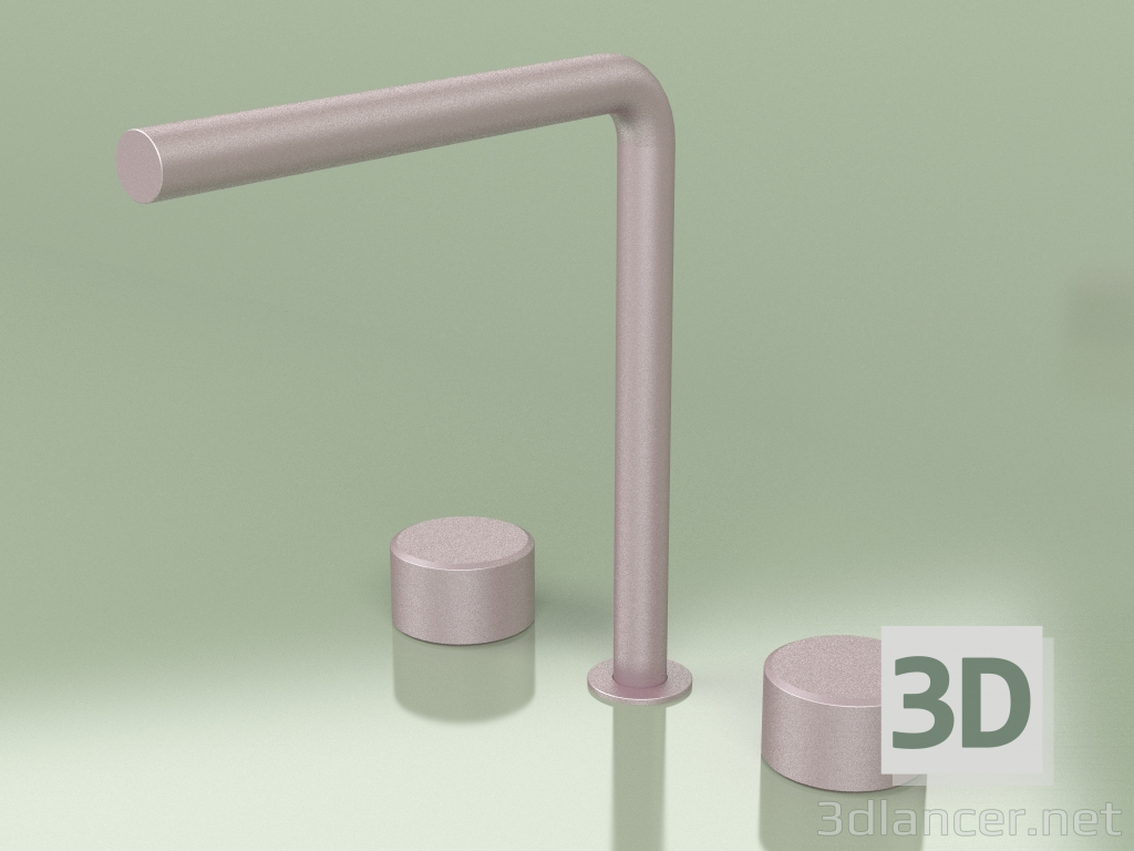3d model Three-hole mixer with swivel spout H 259 mm (16 32 V, OR) - preview