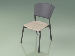 Cadeira 020 (fumaça de metal, cinza, toupeira de resina de poliuretano)