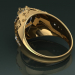 3d кольцо мужское модель купить - ракурс