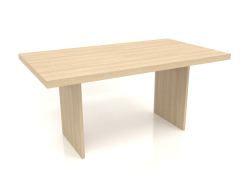 डाइनिंग टेबल डीटी 13 (1600x900x750, लकड़ी सफेद)