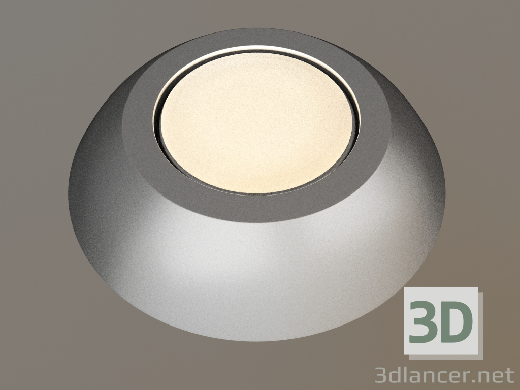 3d model Lámpara con superposición ART-DECK-CAP-DOME-R50 con LAMP-R40-1W - vista previa