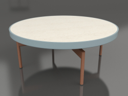 गोल कॉफी टेबल Ø90x36 (नीला ग्रे, डेकटन डैने)