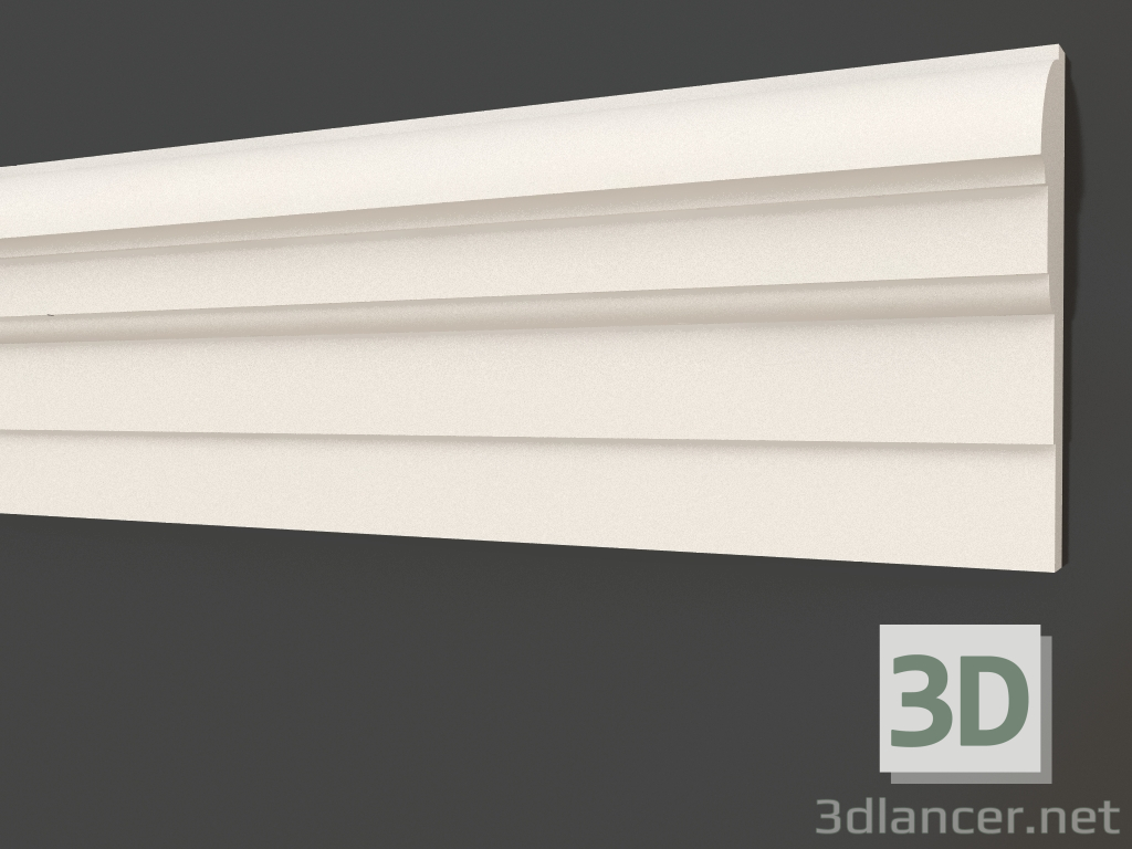 modèle 3D Moulure en plâtre LG 088 (160x45) - preview