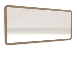 Espelho com acabamento em folheado de carvalho W (160x2,5x75 cm)