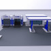 modello 3D Stazione di servizio - anteprima