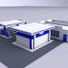 modello 3D Stazione di servizio - anteprima