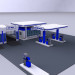 3d model Gas station - preview