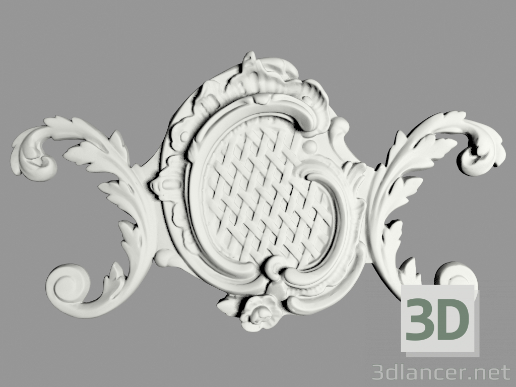 3D Modell Wanddekor (Ф145) - Vorschau