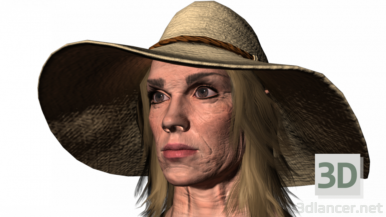 3d Grandma Ira model buy - render 3d Grandma Ira model buy - render
