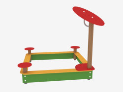 Children's play sandbox (5304)