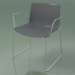 3D Modell Stuhl 2074 (auf Schienen, mit Armlehnen, Polypropylen PO00412) - Vorschau