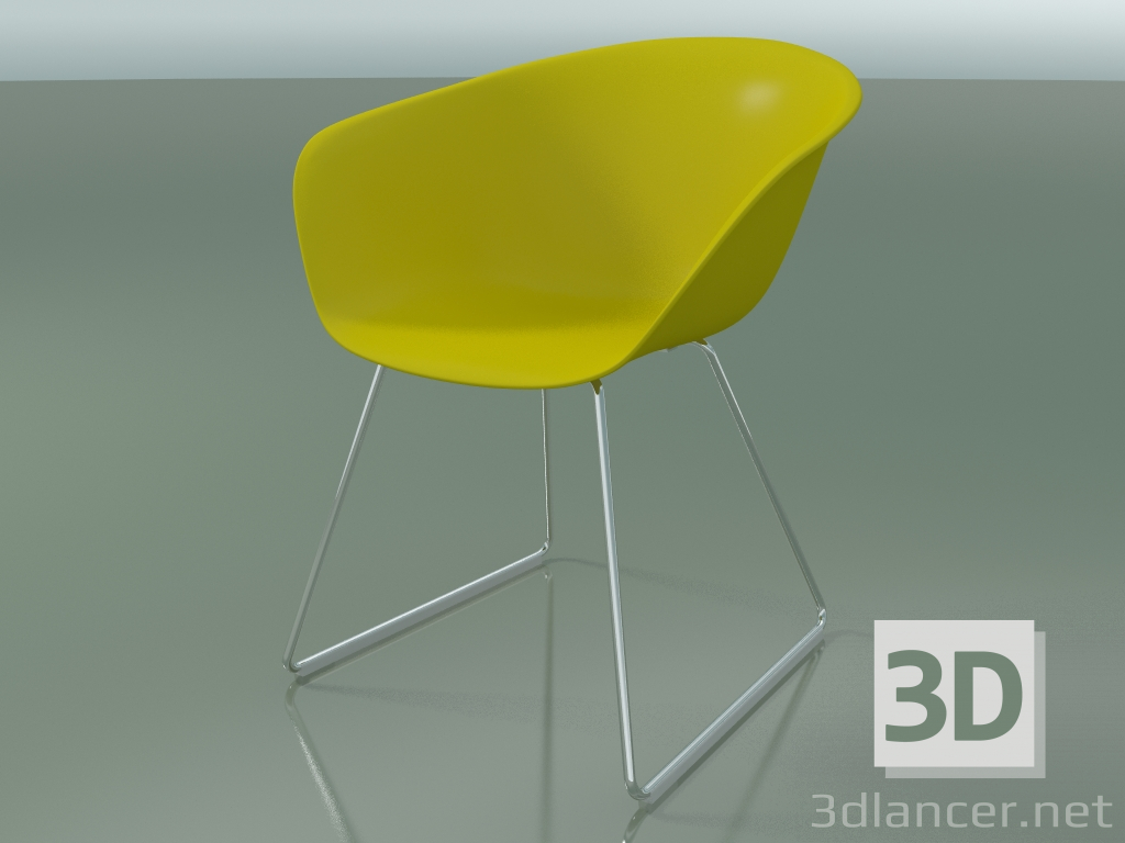 3D Modell Stuhl 4200 (auf einem Schlitten, PP0002) - Vorschau