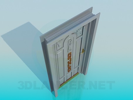 3d модель Дверь входная – превью 3d модель Дверь входная – превью