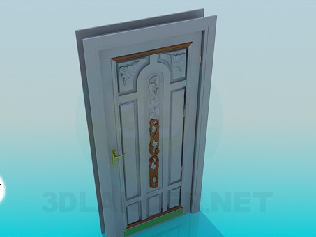 3d модель Дверь входная – превью 3d модель Дверь входная – превью