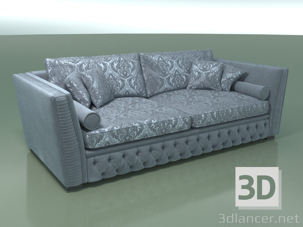 3d модель диван чотиримісний – превью