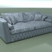 3D Modell Viersitzer-Sofa - Vorschau