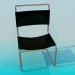 modèle 3D Chaise avec siège tissu - preview