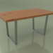 modèle 3D Table à manger Moderne (Noyer) - preview