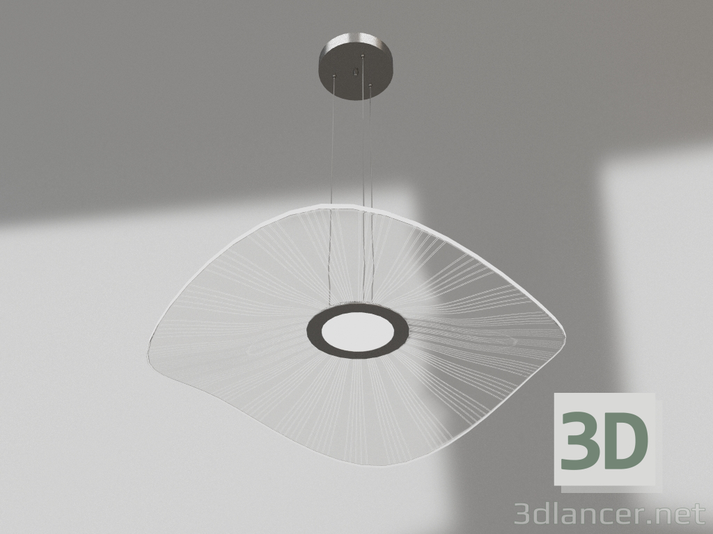modèle 3D Suspension Jasmin chromé d60 (08036-60.02) - preview