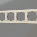 3D Modell Rahmen für 4 Pfosten Snabb Basic (Elfenbein) - Vorschau