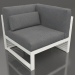 3D modeli Modüler kanepe, 6. bölüm sağ, yüksek arkalık (Akik gri) - önizleme