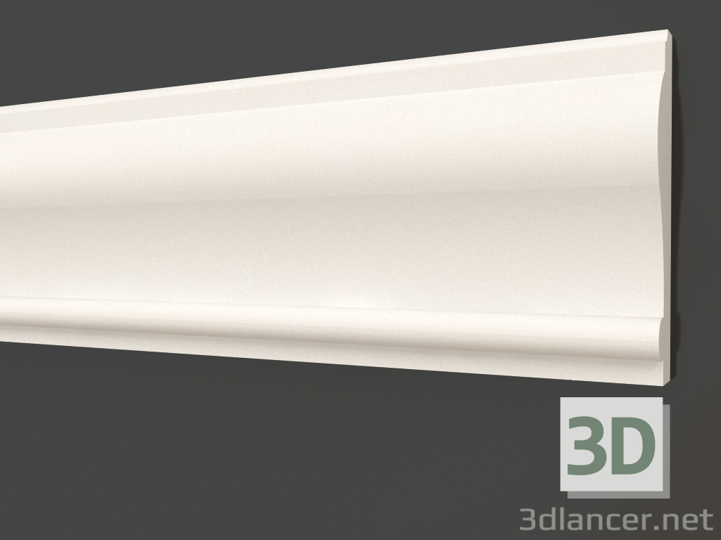 3d model Plaster molding LG 089 (168x40) - preview