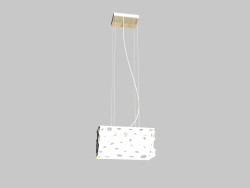 White lamp Hanging md 10376-2a dune 2 set