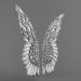 Wanddekoration Flügel 3D-Modell kaufen - Rendern