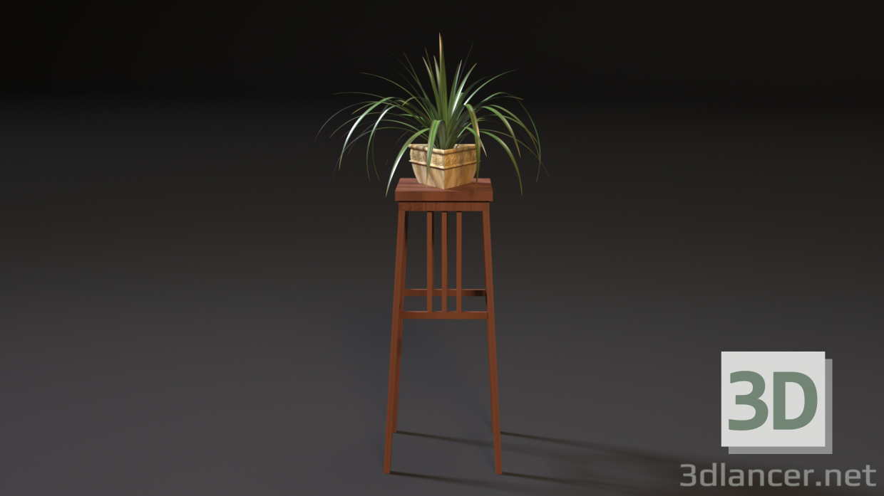 Soporte para flores 3D modelo Compro - render