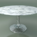 3d модель Стіл обідній круглий (136, White Carrara Marble) – превью