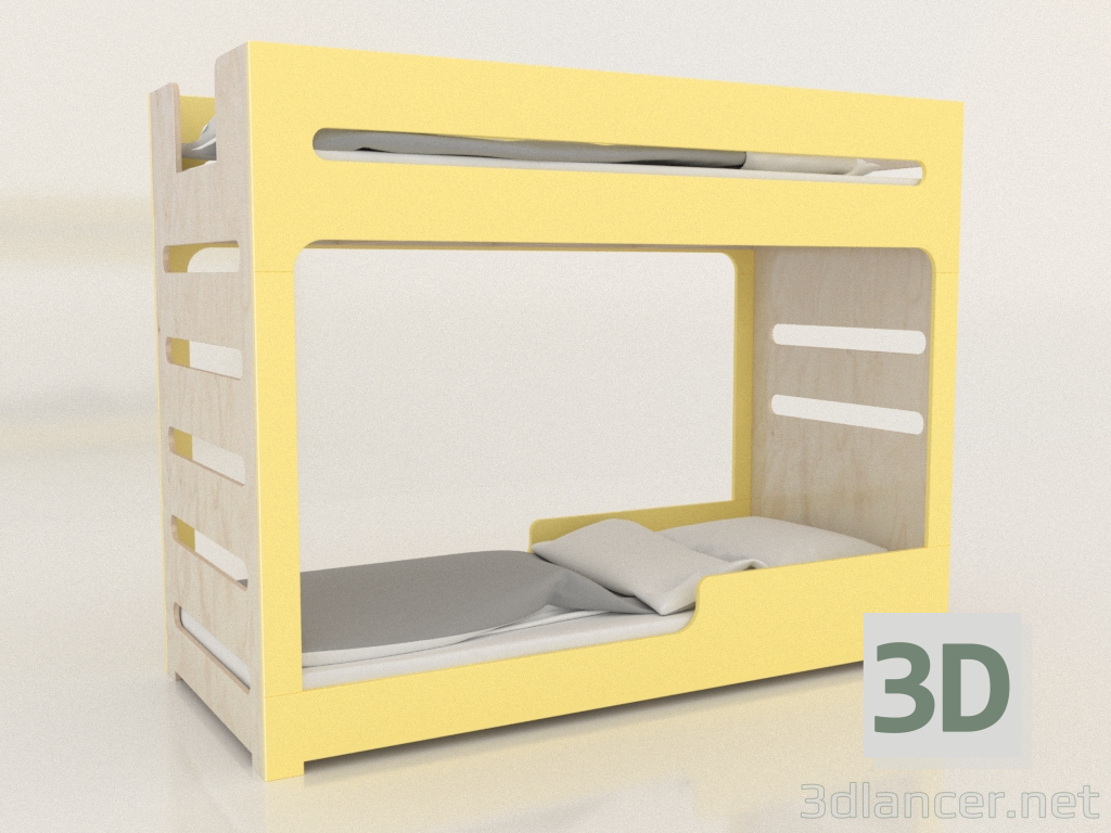 modèle 3D Lit superposé MODE F (UCDFA2) - preview