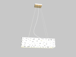 White lamp Hanging md 10376-3a dune 3 set