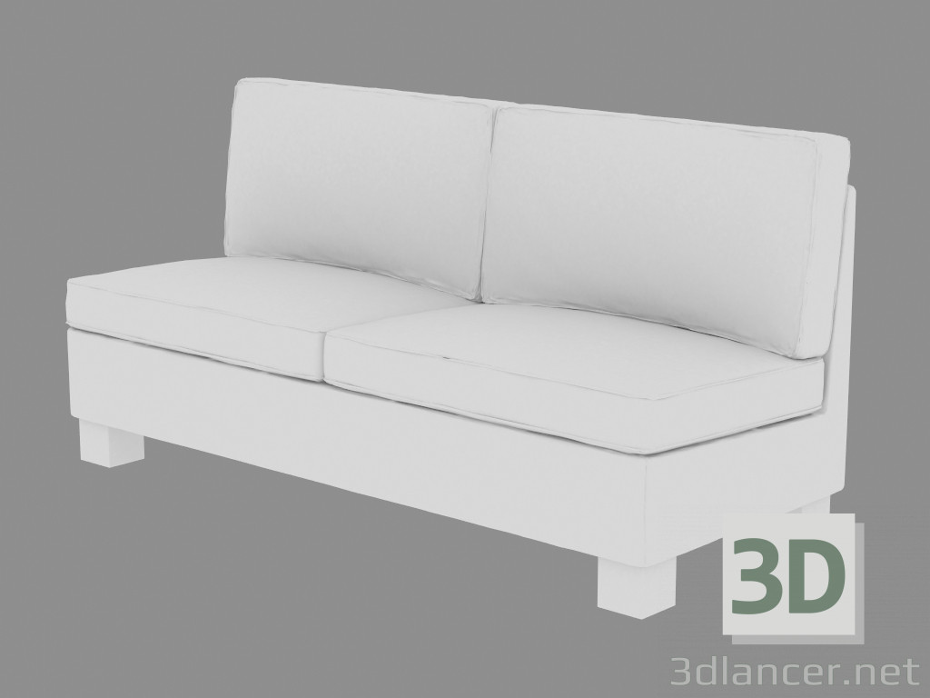 modello 3D Divano letto 56 Kivik - anteprima