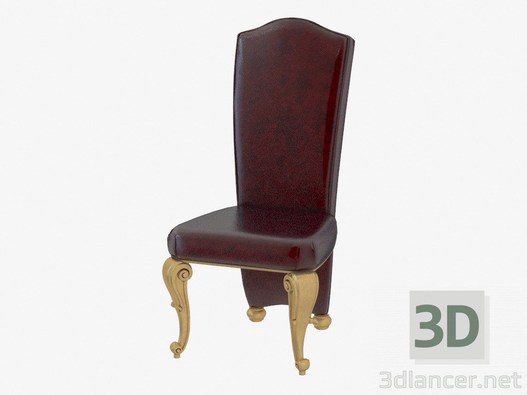 modèle 3D Chaise à manger en style classique 517 - preview