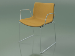 Chair 2076 (on rails, with armrests, with front trim, polypropylene PO00412)