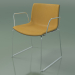 3D Modell Stuhl 2076 (auf Schienen, mit Armlehnen, mit Frontverkleidung, Polypropylen PO00412) - Vorschau