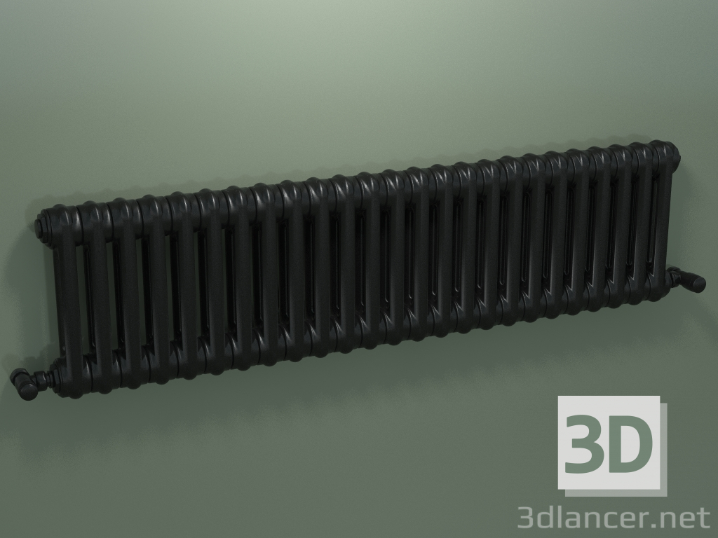 3d model Tubular radiator PILON (S4H 2 H302 25EL, black) - preview
