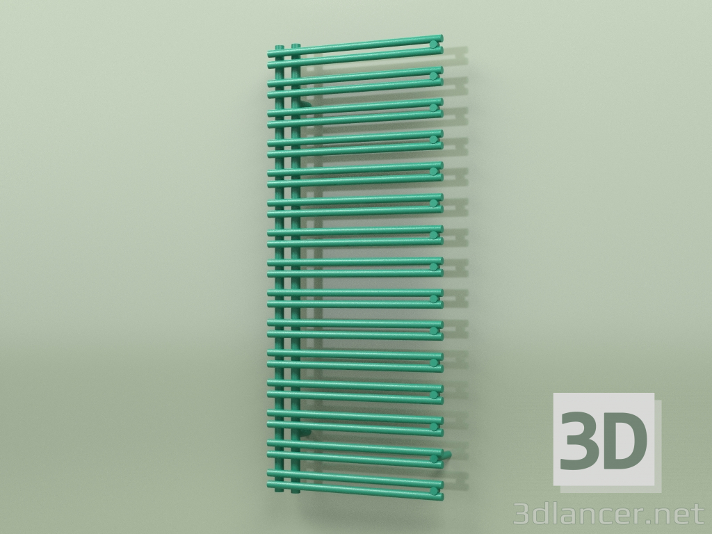 3D Modell Beheizter Handtuchhalter - Ratea (1200 x 500, RAL - 6016) - Vorschau