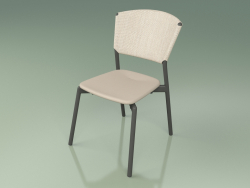 Cadeira 020 (fumaça de metal, areia, toupeira de resina de poliuretano)